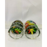 HX3008 PACK OF 6 GLASS ASHTRAY - Image 1