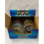 HX3012 PACK OF 6 GLASS ASHTRAY - Image 1