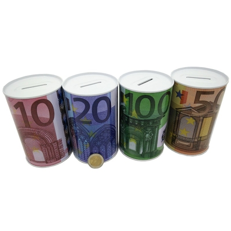 150MMX110MM EURO MONEY TIN