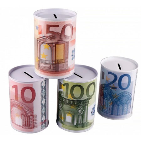 220MM X 155MM LARGE EURO MONEY TIN