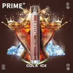 CRYSTAL PRIME PLUS 600 PUFFS DISPOSABLE VAPE PACK OF 10 – COLA ICE - Image 1
