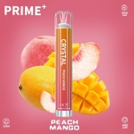 CRYSTAL PRIME PLUS 600 PUFFS DISPOSABLE VAPE PACK OF 10 – PEACH MANGO - Image 1