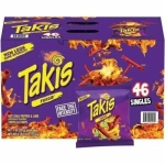 USA TAKIS FUEGO 1OZ 28G PACK OF 46 HOT CHILI PEPPER AND LIME TORTILLA CHIPS - Image 1