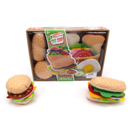 5918 SOFT BURGERS SANDWICH PLAY SET
