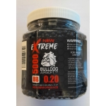 EXTREME BULLDOG 0.20G BLACK 5000 AIRSOFT BB PELLETS (NEW) - Image 1