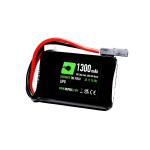NP POWER 1300MAH 11.1V 20C PEQ MICRO LIPO AIRSOFT BATTERY - Image 1