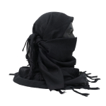 TX GUN DESIGN SQUARE SCARF – BLACK - Image 4