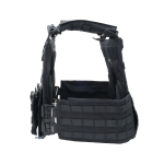 TRIMEX 0623-7 PLATE CARRIER TACTICAL MOLLE VEST BLACK - Image 3
