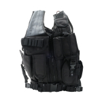 TRIMEX 0623-6 MILITARY SERVICE TACTICAL VEST BLACK - Image 2