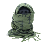 TX GUN DESIGN SQUARE SCARF – GREEN - Image 1