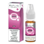 ELFBAR ELFLIQ GRAPE  Nic Salts - 10ml 20MG - (Pack of 10) - Image 1