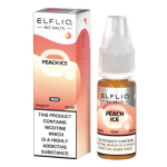 ELFBAR ElfLiq Nic Salts - Peach Ice - 10ml 20MG - (Pack of 10) - Image 1