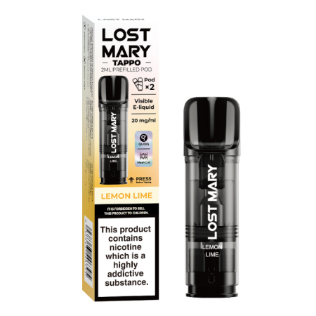 Lost Mary Tappo Prefilled Pods - 20mg - 2PK-Lemon Lime