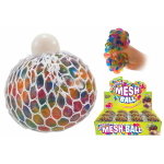 7cm Colour Squidgy Mesh Ball In Display Box (Pack of 12) - Image 1