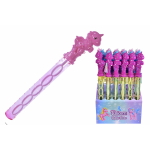 Unicorn Bubble Sticks In Display Box (4 Assorted) Pack of 24 - Image 1