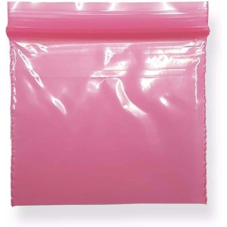 ZIPPER BAG 40X40 PINK