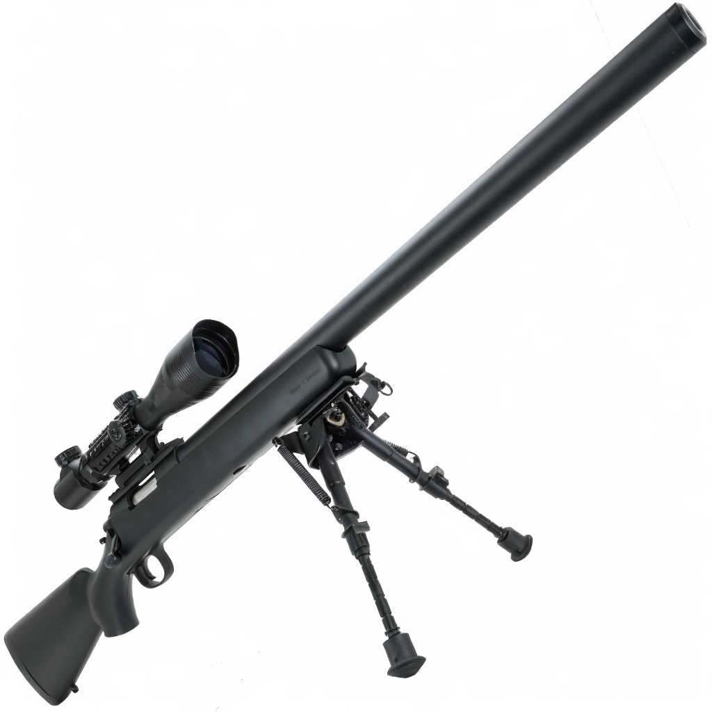 HFC HA236B VSR11 Airsoft Spring Sniper Rifle in Black