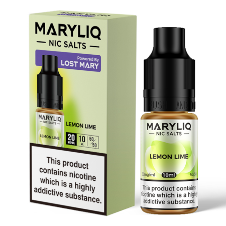 MARYLIQ NIC SALTS-LEMON LIME-10ml 20MG – PACK OF 10
