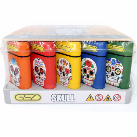 GSD LIGHTER SKULL DESIGN (PACK OF 25)