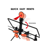 105515 TRIMEX ARMS ROTATING SPINNER SELF-RESETTING MEATAL SHOOTING TARGET – 4+1 - Image 2