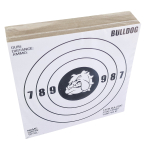 1990784 BULLDOG PACK OF 100 CARD TARGETS 14CM SQUARE WHITE - Image 3