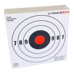 1990784TX TRIMEX ARMS PACK OF 100 CARD TARGETS 14CM SQUARE WHITE - Image 3
