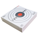1990784TX TRIMEX ARMS PACK OF 100 CARD TARGETS 14CM SQUARE WHITE - Image 2