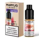 MARYLIQ NIC SALTS-PEACH ICE-10ML 20MG – PACK OF 10 - Image 1