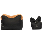 TQ56 TRIMEX ARMS UNFILLED SHOOTING FRONT AND REAR BENCH BAG REST SET BLACK BROWN - Image 2