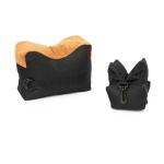 TQ56 TRIMEX ARMS UNFILLED SHOOTING FRONT AND REAR BENCH BAG REST SET BLACK BROWN - Image 1