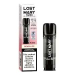 Lost Mary Tappo Prefilled Pods – 20mg – 2PK-PEACH ICE - Image 1