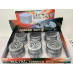 HX091-4SKULL 50MM METAL GRINDER (PACK OF 6) - Image 1