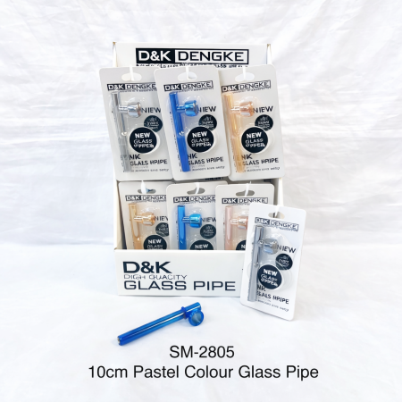 GLASS PIPE DK-8581E (PACK OF 24)