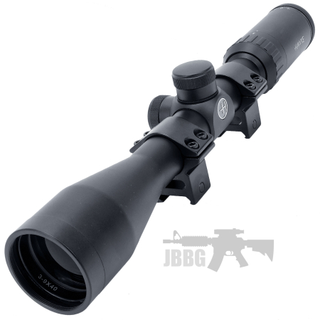 FAST MOUNT 3-9×40 AO (MIL DOT) HAWKE SCOPE WITH WEAVER MOUNTS