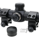 FAST MOUNT 3-9×40 (MIL DOT) HAWKE SCOPE WITH WEAVER MOUNTS - Image 2