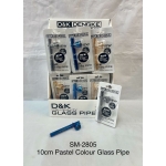 GLASS PIPE DK-8581E (PACK OF 24) - Image 1