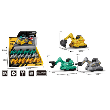 8801A FRICTION CONSTRUCTION TRUCKS PACK 12