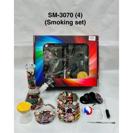SMOKING SET-TZN0005 SKULL DESIGN