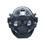 Airsoft Tactical Helmet G4 Full Face Black - Image 1