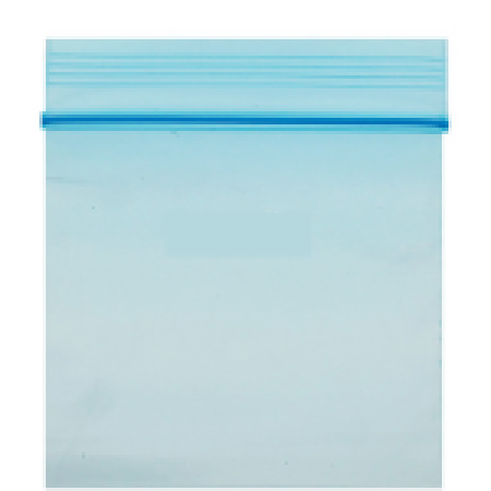ZIPPER BAG 50X50 BLUE