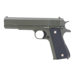 G13 Galaxy Airsoft Metal Spring Pistol – Green Two Tone - Image 1