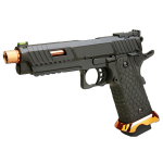BABA YAGA Combat Master Hi-Capa 5.1 Co2 Blowback Airsoft Pistol with Threaded Barrel EXG WITH HARD CASE - Image 1