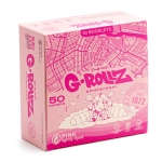 G-Rollz | Lightly Dyed Pink - 50 KS Slim Papers (50 Booklets Display) - Image 2