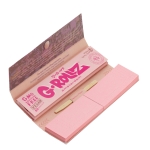 G-Rollz | Banksy's Graffiti 'Thug For Life' Pink - 50 KS Slim Papers + Tips (24 Booklets Display) - Image 2