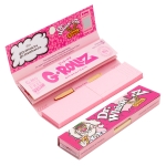 G-Rollz | 'Dr. Whiskerz' Lightly Dyed Pink - 50 KS Slim Papers + Tips (24 Booklets Display) - Image 2