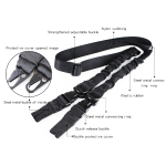 WOSPORT TWO-POINT GUN SLING BLACK - Image 2