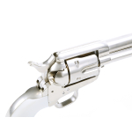 King Arms SAA .45 Peacemaker Airsoft Gas Revolver S – Silver - Image 2