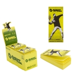 G-Rollz | Banksy's Graffiti 'Flower Thrower' YELLOW Filter Tips 2,5 X 6cm 50 Tips Book 24/Display - Image 1