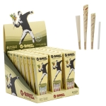 G-Rollz | Banksy's Graffiti 'Flower Thrower' Organic Hemp - 6 '1¼' Cones (24 Packs Display) - Image 1
