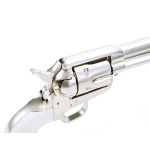 King Arms SAA .45 Peacemaker Airsoft Gas Revolver M – Silver - Image 3